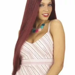 Peluca Extralarga Pelirroja