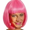 Peluca Media Melena Rosa -Complementos Ventas peluca media melena rosa