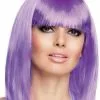 Peluca Morada Dance Para Mujer -Complementos Ventas peluca morada dance para mujer