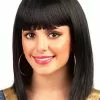 Peluca Negra Corta Con Flequillo -Complementos Ventas peluca negra con flequillo para mujer