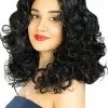 Peluca Negra De Melena Larga -Complementos Ventas peluca negra de melena larga