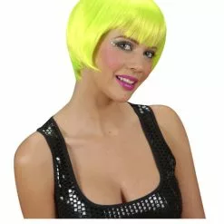 Peluca Rave Verde Fluorescente