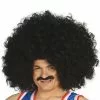 Peluca Súper Gigante Negra De Rizos -Complementos Ventas peluca super gigante negra de rizos