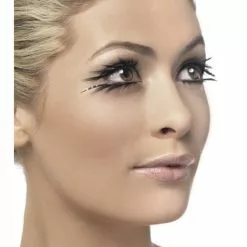 Pestañas Negras Superior E Inferior