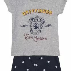Pijama Gryffindor Corto Para Niña - Harry Potter