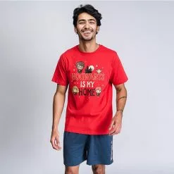 Pijama Hogwarts Corto Para Hombre - Harry Potter -Complementos Ventas pijama hogwarts corto para hombre harry potter 1