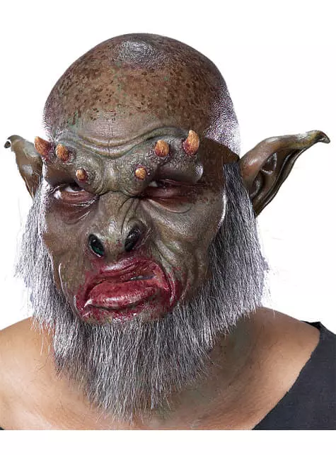 Prótesis De Espuma Orco Barbudo 3 Prótesis De Espuma Orco Barbudo