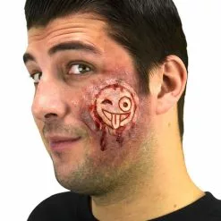 Prótesis Grabado En Piel Emoji Sangriento
