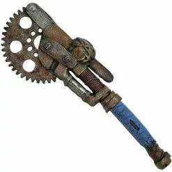 Sierra Steampunk Con Engranaje Tipo Esmeril