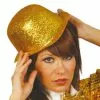 Sombrero Bombín De Escarcha Oro 1 Sombrero Bombín De Escarcha Oro -Complementos Ventas sombrero bombin de escarcha oro