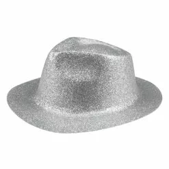 Sombrero De Nochevieja Plateado Para Adulto