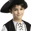 Sombrero De Pirata Negro Para Niños -Complementos Ventas sombrero de pirata negro para ninos
