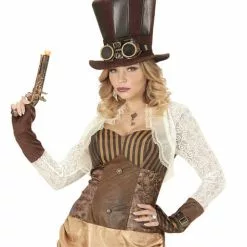 Sombrero Steampunk Con Gafas Para Adulto -Complementos Ventas sombrero steampunk con gafas 4