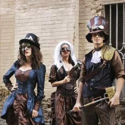 Sombrero Steampunk Con Gafas Para Adulto -Complementos Ventas sombrero steampunk con gafas 5