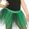 Tutú Verde Y Negro Con Brillantina Para Niña -Complementos Ventas tutu verde y negro con brillantina para nina