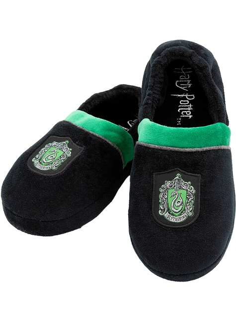 Zapatillas De Estar Por Casa Slytherin Para Niños - Harry Potter 3 Zapatillas De Estar Por Casa Slytherin Para Niños - Harry Potter